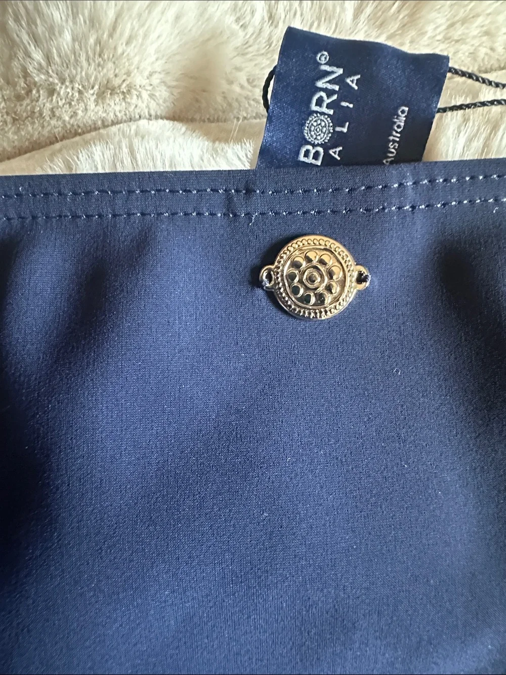 BONDI BORN Deep Navy Swim Bottoms